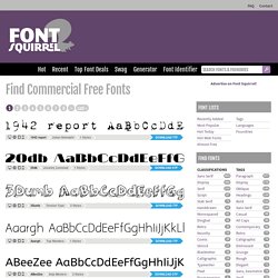 Find Free Fonts