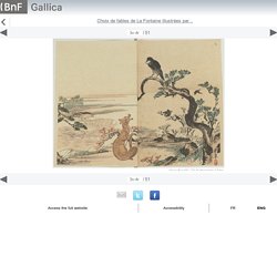 Choix de fables de La Fontaine illustrées par... - Gallica mobile website