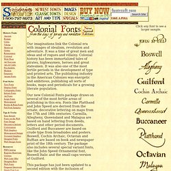 s Scriptorium Fonts and Graphic Arts