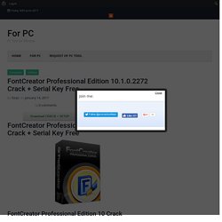 FontCreator Professional Edition 10.1.0.2272 Crack + Serial Key Free - For PC