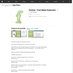 ‎Fontise - Font Maker Keyboard en App Store