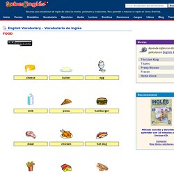 Food - Comida - Vocabulario para aprender ingl s