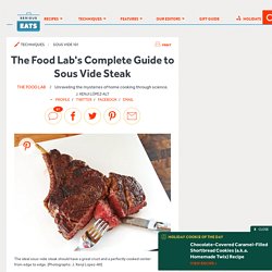 The Food Lab's Complete Guide to Sous Vide Steak
