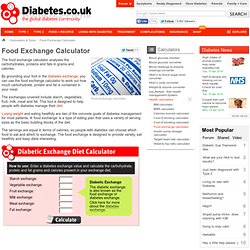 Food Exchange Calculator