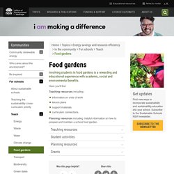 Food Gardens in schools