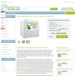 Buy Food Grade Diatomaceous Earth 10 lbs (Sale)