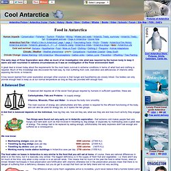Food in Antarctica