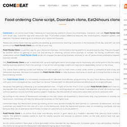Food Panda Clone - Uber eat clone, Food panda clone script