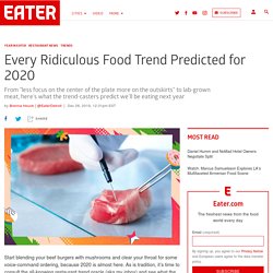 The Food Trends Predicted to Take Over Menus in 2020
