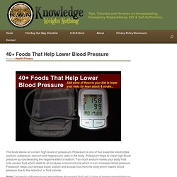 40+ Foods That Help Lower Blood Pressure