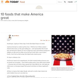 10 foods that make America great - food