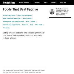 11 Foods That Beat Fatigue: What to Eat for Energy