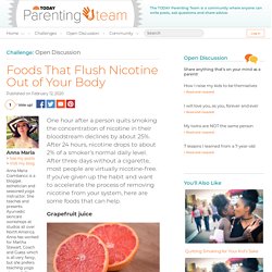 Foods That Flush Nicotine Out of Your Body