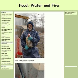 Chickens: Killing, Plucking and Eviscera @ foodwaterandfire.ludlowsurvivors.com
