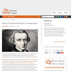 Kant’s Foolproof Recipe for Happiness