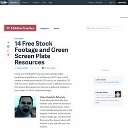 14 Free Stock Footage and Green Screen Plate Resources