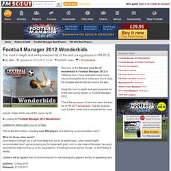 Football Manager 2012 Wonderkids