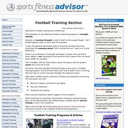 Football Training & Conditioning
