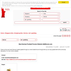 Best German Football Forums Website Ab88forum.com