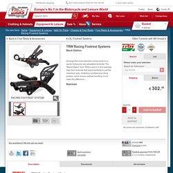 Buy TRW Racing Footrest Systems Black Edition