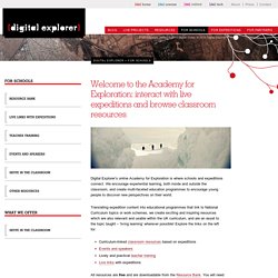 For Schools « Digital Explorer