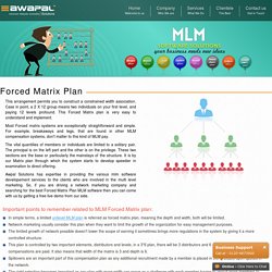 Best Forced Matrix Plan MLM Software Development Company India USA
