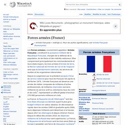 Forces armées françaises