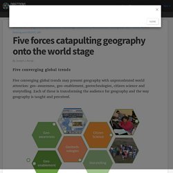 Five forces catapulting geography onto the world stage