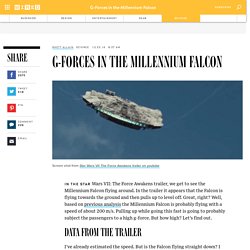 G-Forces In The Millennium Falcon vía @Digg