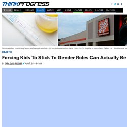 Forcing Kids To Stick To Gender Roles Can Actually Be Harmful To Their Health