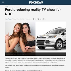 Ford producing reality TV show for NBC