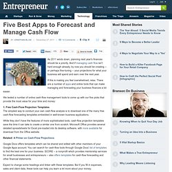 Five Best Apps to Forecast and Manage Cash Flow