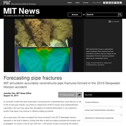 Forecasting pipe fractures