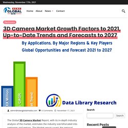 3D Camera Market Growth Factors to 2021, Up-to-Date Trends and Forecasts to 2027 -