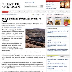 Asian Demand Forecasts Boom for Coal