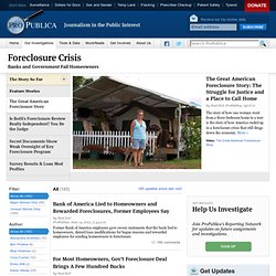 Foreclosure Crisis