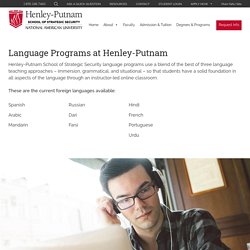Foreign Language Program - Henley-Putnam