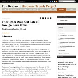 Recent Changes in the Entry of Hispanic and White Youth into College - Pew Hispanic Center