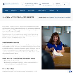 Hire the Forensic Accounting Firms - Urquidez CPA