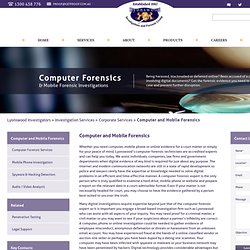 Australia Computer Fraud Investigations