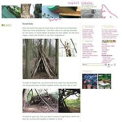 Forest Huts, Cabin Plans & Instructions