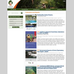 Forest Trends - Publications and Reports