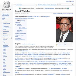 Forest Whitaker