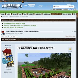 Forestry for Minecraft, Trees, Bees and more! [1.5.0.2] Updated 10.09.2012