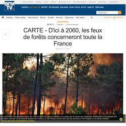 CARTE - D'ici à 2060, les feux de forêts concerneront toute la France