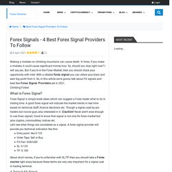 Forex signal