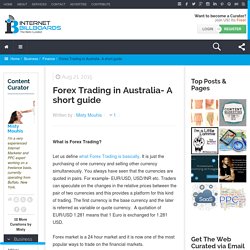 Learn More About Forex Trading In Australia