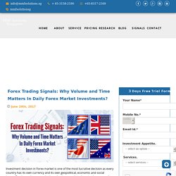 Forex Trading Signals