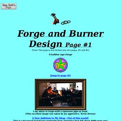 Forge and Burner Design Page #1