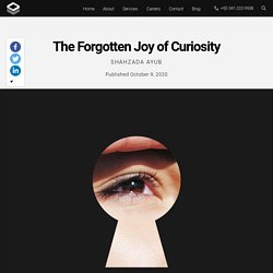 The Forgotten Joy of Curiosity